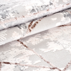 SHARED | Butte Cream Grey Abstract Modern Machine Woven Blush Rust Li photo 4