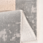 SHARED | Demre Cream Grey Abstract Modern Machine Woven Living Room B photo 4