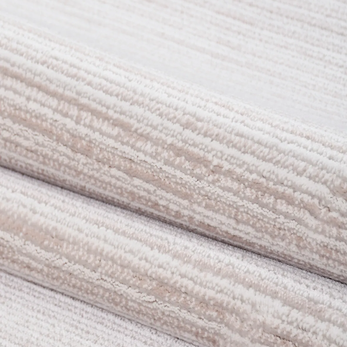 SHARED | Scree Cream Beige Modern Striped Machine Woven Living Room B photo 4