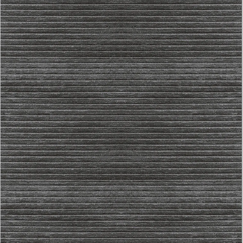 SHARED | Pennyroyal Charcoal Grey Striped Modern Machine Woven Living photo 4