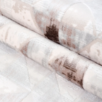 SHARED | Marl Cream Beige Modern Geometric Distressed Machine Woven L photo 4