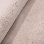 SHARED | Ephesus Blush Pink Solid Shaggy Faux Fur Machine Woven Glam  photo 5