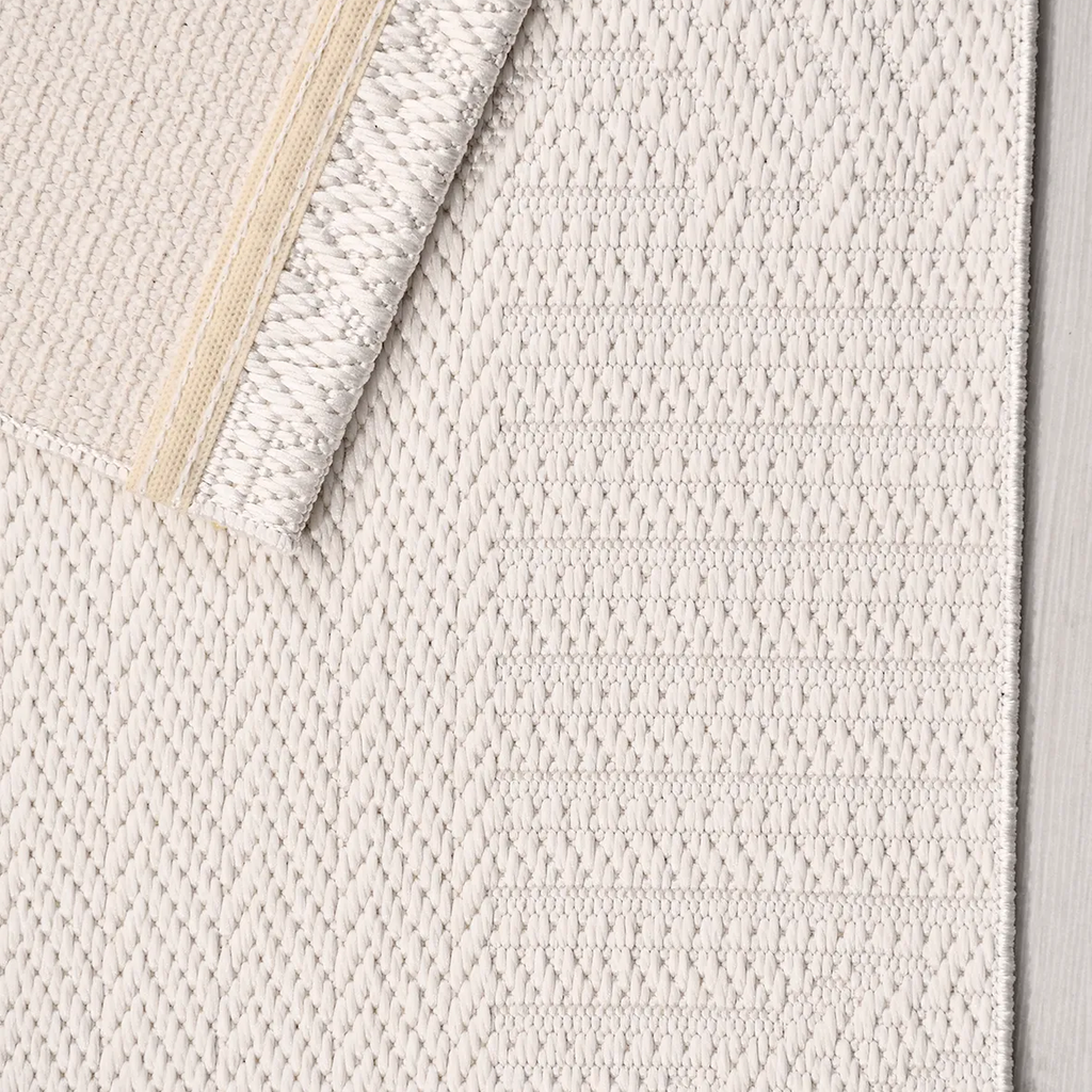 SHARED | Heath Cream Abstract Modern Machine Woven Ivory Beige Living photo 5
