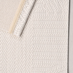 SHARED | Heath Cream Abstract Modern Machine Woven Ivory Beige Living photo 5