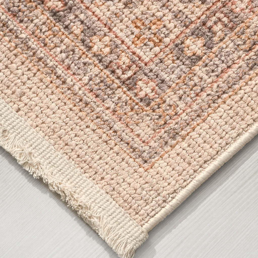 SHARED | Chancel Blush Pink Cream Persian Style Traditional Machine W photo 5