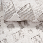 SHARED | Loggia Ivory Cream Geometric Diamond Transitional Modern Mac photo 4
