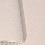 SHARED | Bismuth Cream Modern Geometric Carved Texture Machine Woven  photo 5
