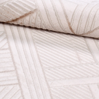 SHARED | Waterlight Cream Geometric Diamond Modern Machine Woven Livi photo 4