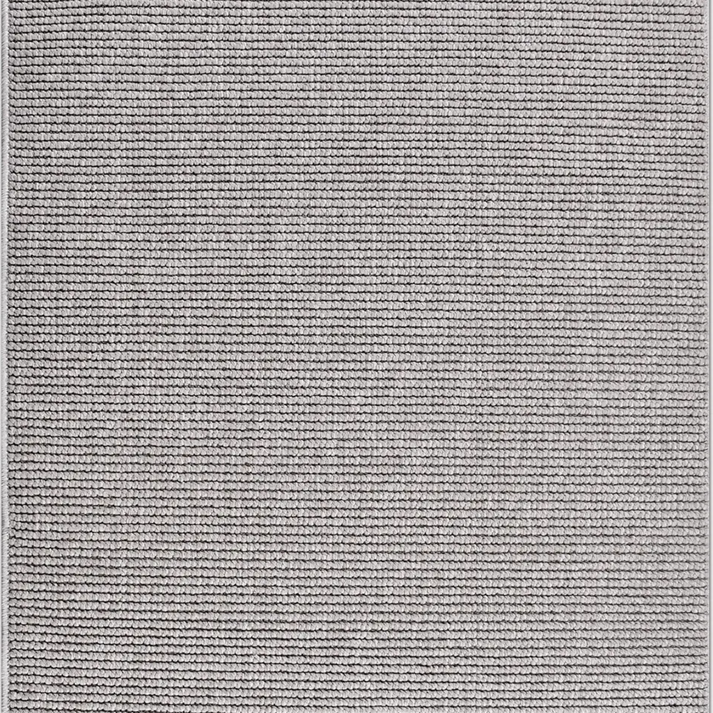 SHARED | Kaolin Grey Ivory Solid Modern Machine Woven Flatweave Livin photo 5