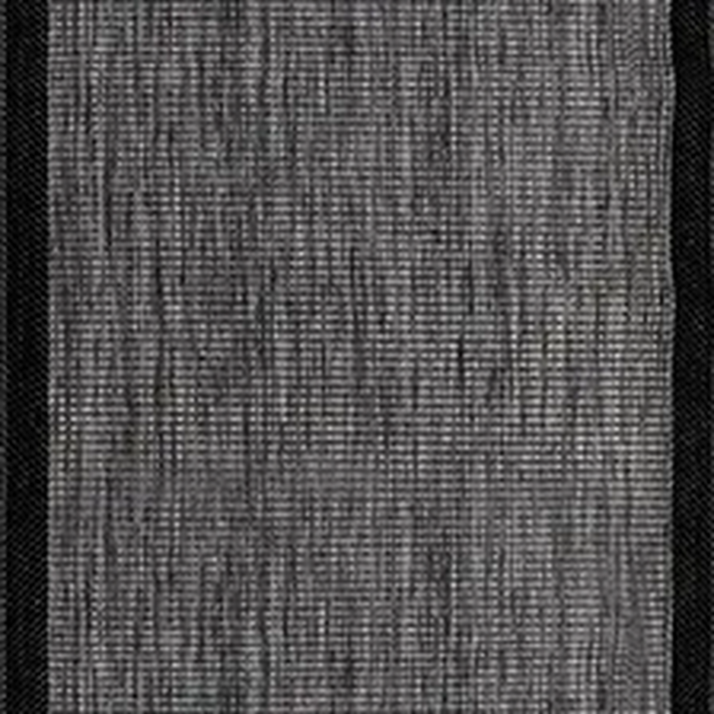 SHARED | Sedge Black Grey Striped Modern Machine Woven Living Room Be photo 4