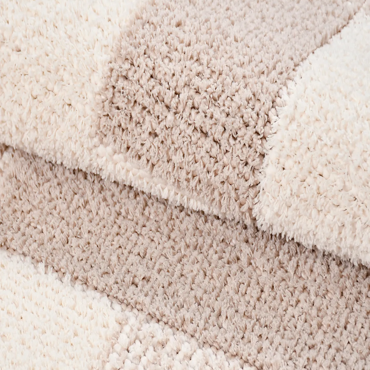 SHARED | Nimbus Cream Taupe Geometric Modern Machine Woven Living Roo photo 4