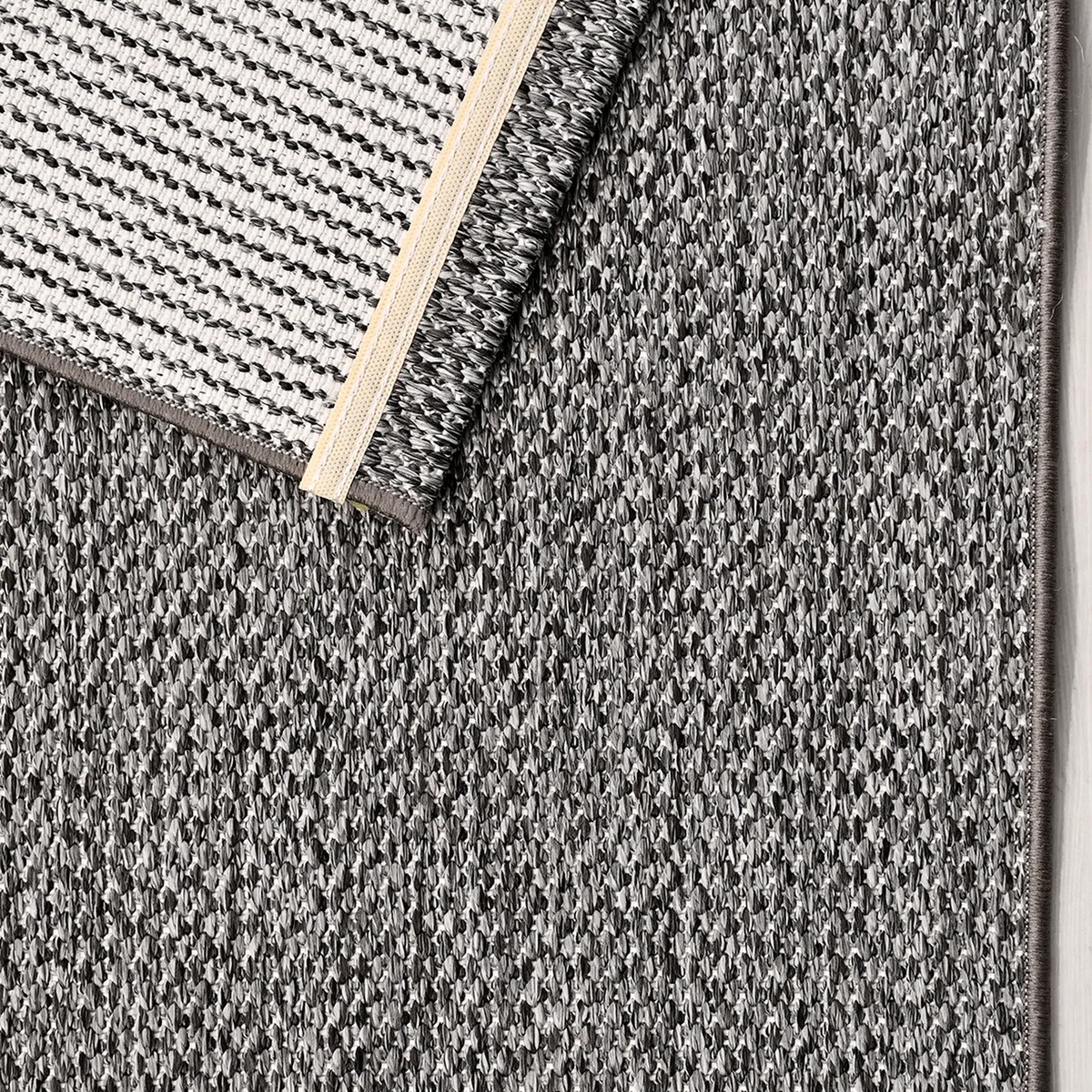 SHARED | Cinquefoil Charcoal Grey Solid Modern Machine Woven Living R photo 5