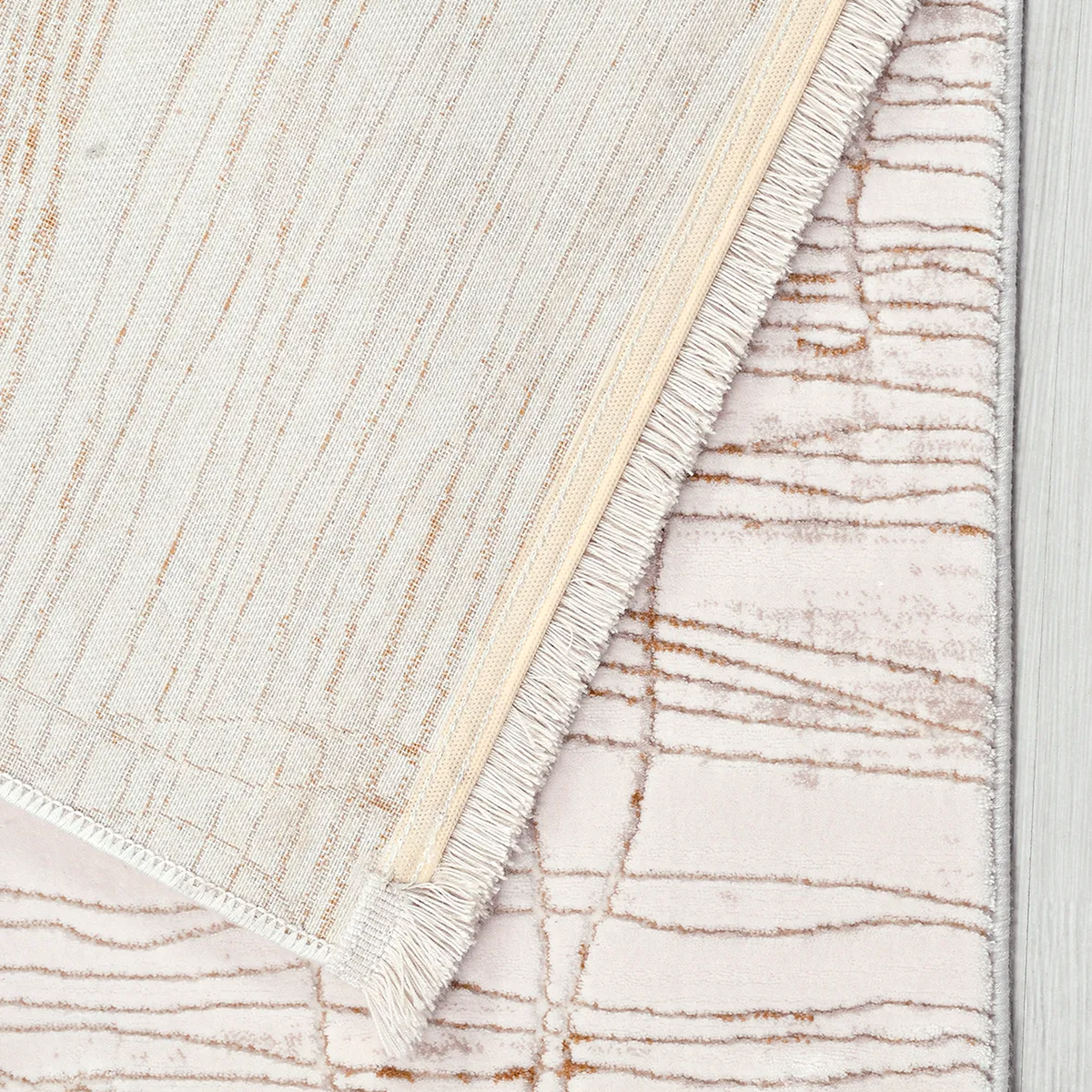 SHARED | Dovecote Cream Blush Abstract Modern Machine Woven Living Ro photo 5