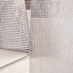 SHARED | Aster Modern Geometric Beige Cream Taupe Machine Woven Livin photo 5