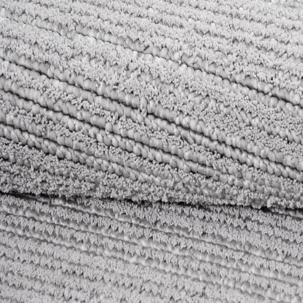 SHARED | Rainfall Light Grey Ivory Solid Modern Machine Woven Living  photo 4