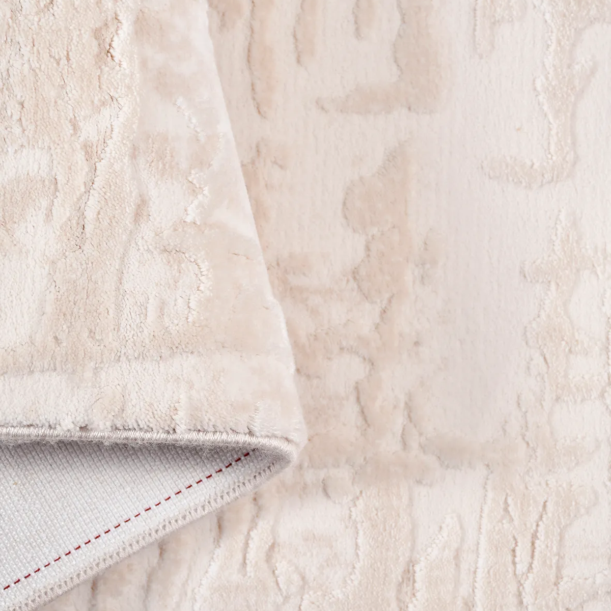 SHARED | Phaselis Cream Beige Abstract Modern Machine Woven Living Ro photo 5