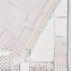 SHARED | Lodestone Cream Taupe Patchwork Modern Machine Woven Living  photo 5