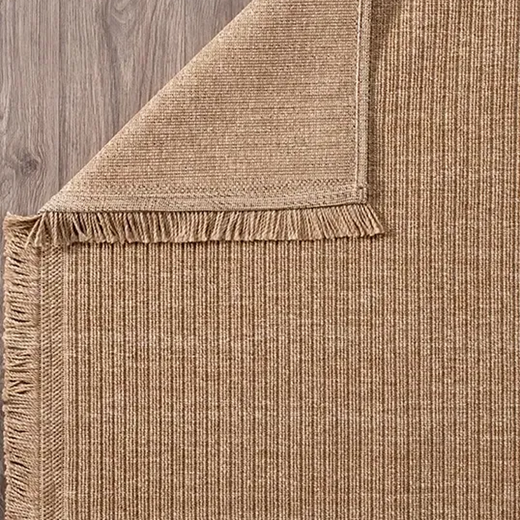 SHARED | Woodruff Terracotta Tan Solid Boho Machine Woven Living Room photo 5