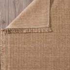SHARED | Woodruff Terracotta Tan Solid Boho Machine Woven Living Room photo 5