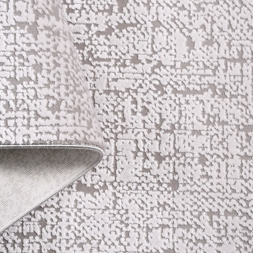 SHARED | Dingle Cream Beige Grey Abstract Modern Machine Woven Living photo 5
