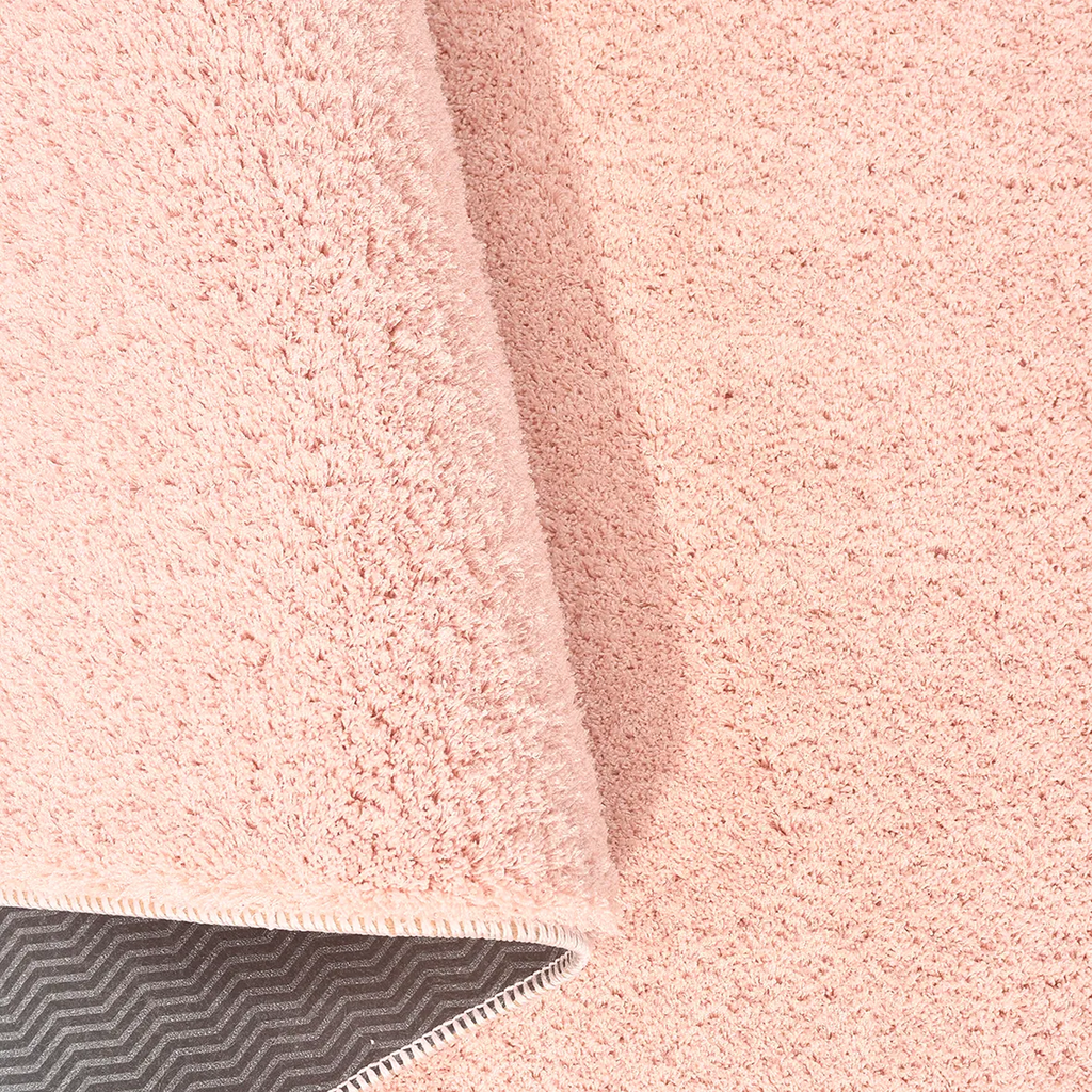SHARED | Stormlight Blush Pink Solid Scandinavian Machine Woven Livin photo 5