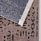 SHARED | Glimmer Dusty Rose Abstract Modern Machine Woven Living Room photo 5