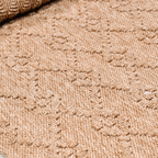 SHARED | Yarrow Tan Boho Geometric Diamond Machine Woven Living Room  photo 5
