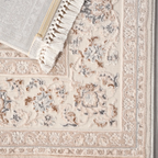 SHARED | Corundum Cream Beige Persian Style Traditional Machine Woven photo 5