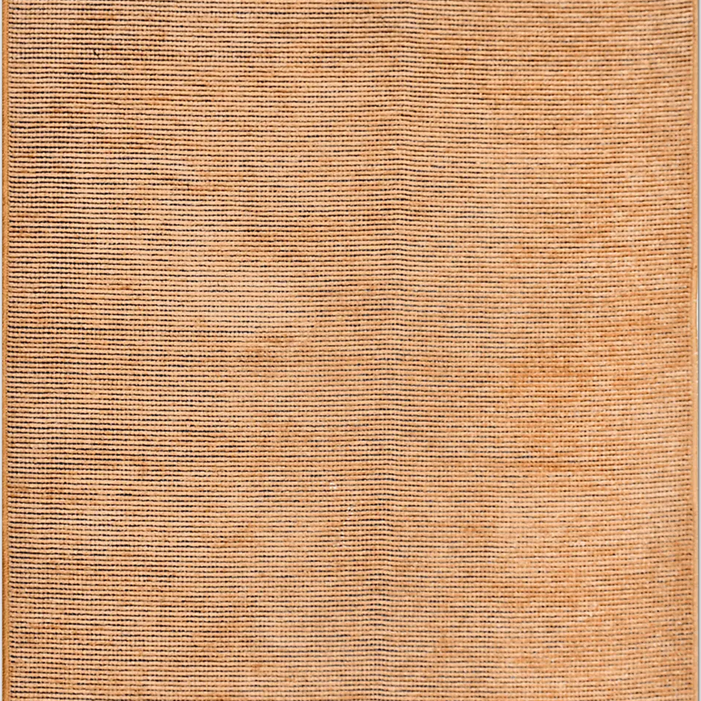 SHARED | Marigold Terracotta Solid Modern Machine Woven Fringe Living photo 5