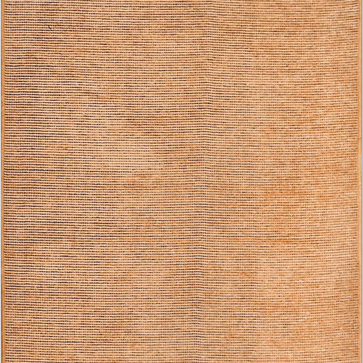 SHARED | Marigold Terracotta Solid Modern Machine Woven Fringe Living photo 5