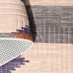 SHARED | Downs Multicolour Geometric Chevron Modern Machine Woven Liv photo 5