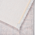 SHARED | Bodrum Beige Abstract Modern Machine Woven Cream Fringe Livi photo 5