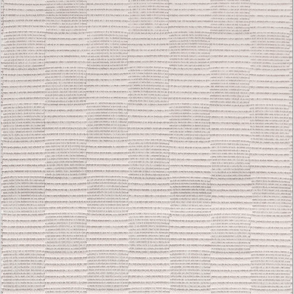 SHARED | Pyrite Cream Checkered Transitional Modern Machine Woven Liv photo 5