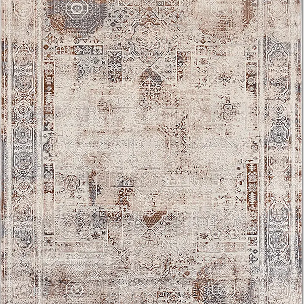 SHARED | Citrine Cream Beige Distressed Persian Style Traditional Mac photo 5