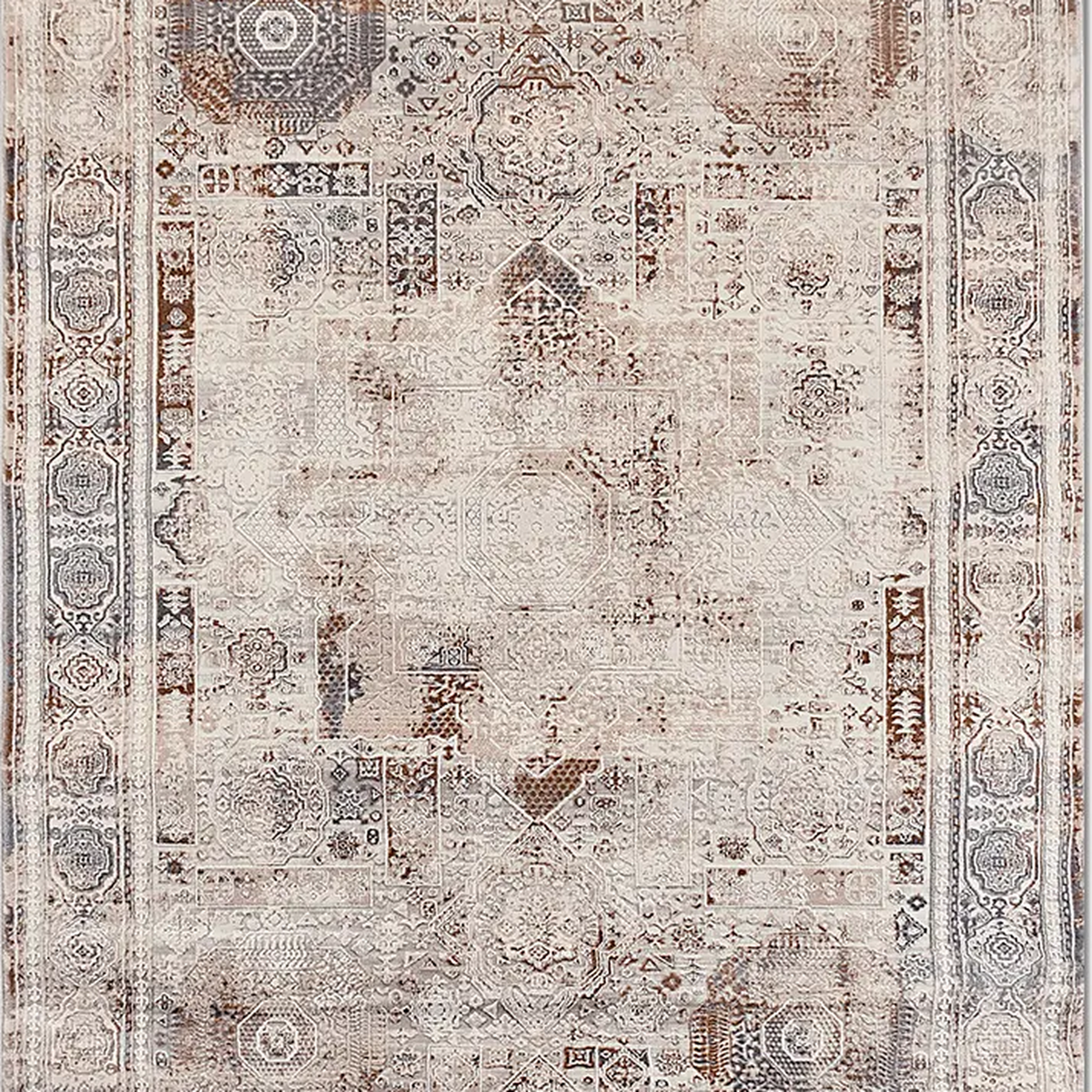 SHARED | Citrine Cream Beige Distressed Persian Style Traditional Mac photo 5