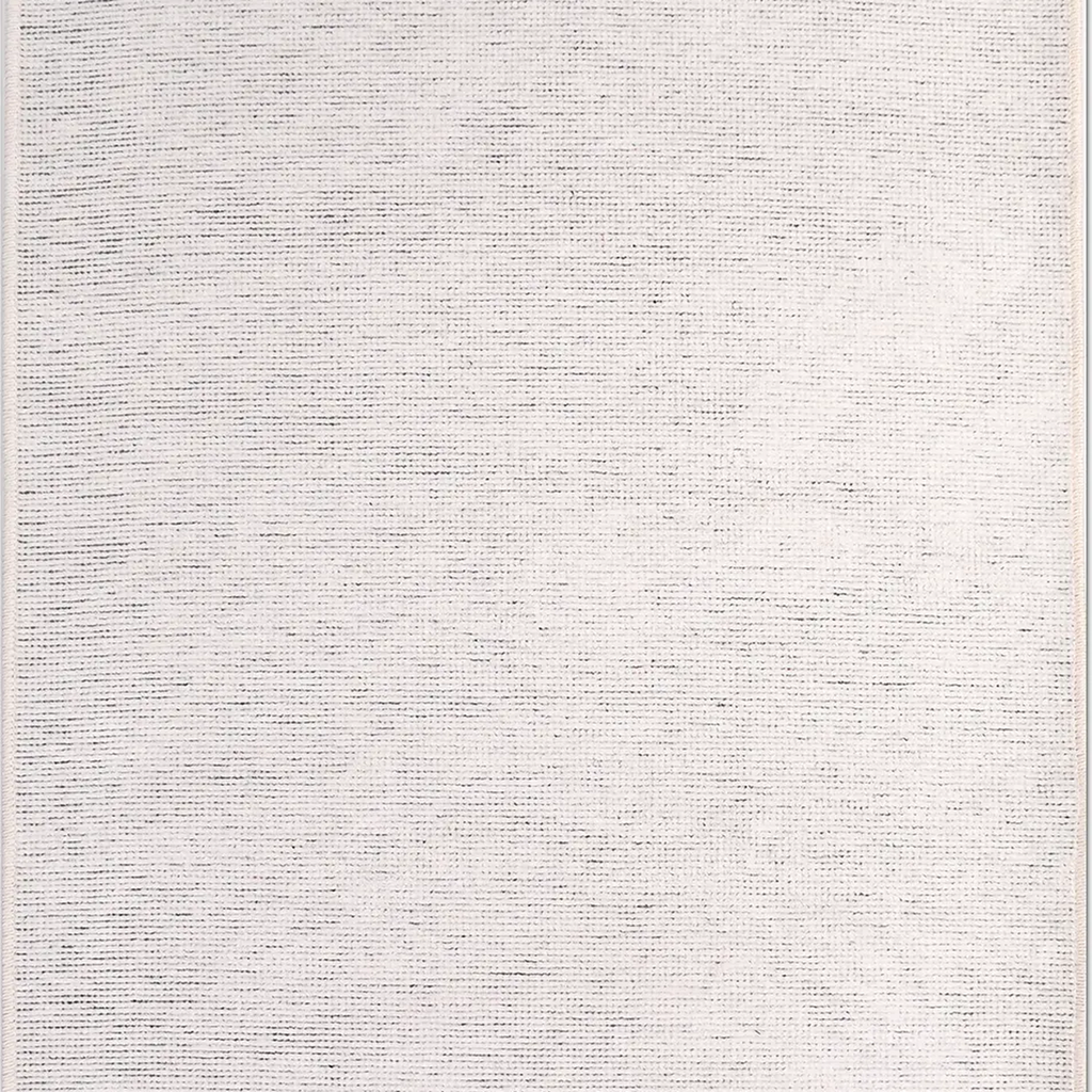 SHARED | Mistletoe Ivory Solid Modern Machine Woven Living Room Bedro photo 5