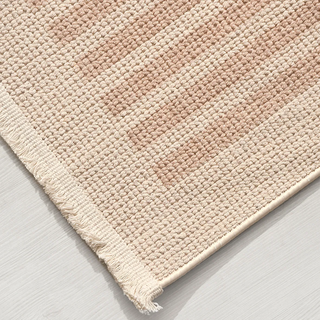 SHARED | Cloister Blush Pink Cream Solid Scandinavian Textured Machin photo 5