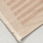 SHARED | Cloister Blush Pink Cream Solid Scandinavian Textured Machin photo 5