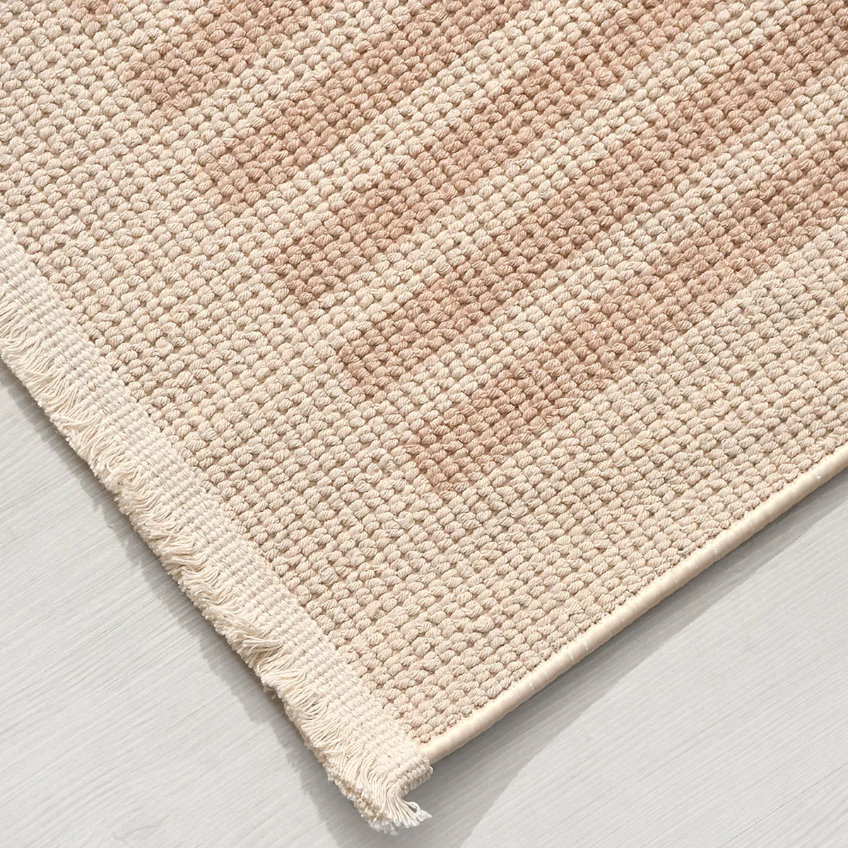 SHARED | Cloister Blush Pink Cream Solid Scandinavian Textured Machin photo 5