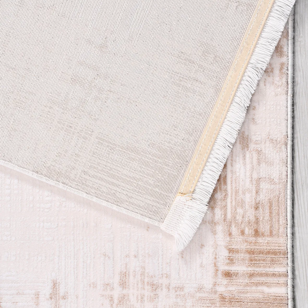 SHARED | Myra Cream Blush Pink Abstract Modern Machine Woven Living R photo 5