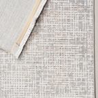 SHARED | Foreland Modern Abstract Distressed Beige Grey Machine Woven photo 5