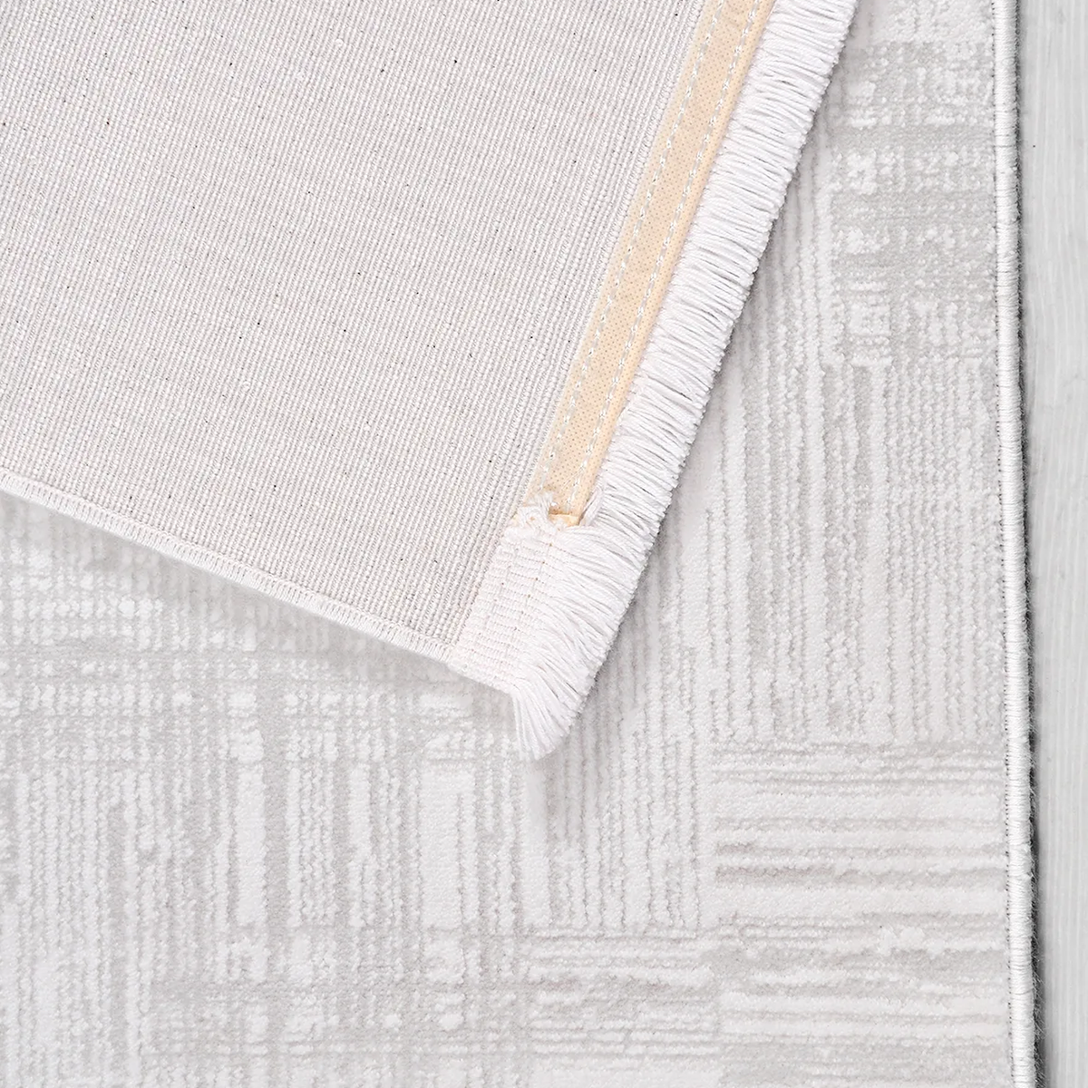 SHARED | Mardin Light Grey Abstract Modern Machine Woven Living Room  photo 5