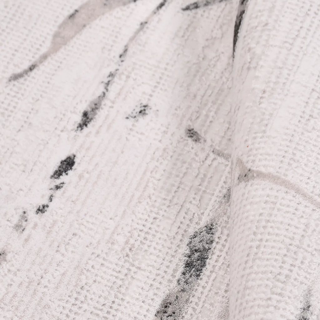 SHARED | Tradewind Ivory Charcoal Abstract Modern Machine Woven Livin photo 4