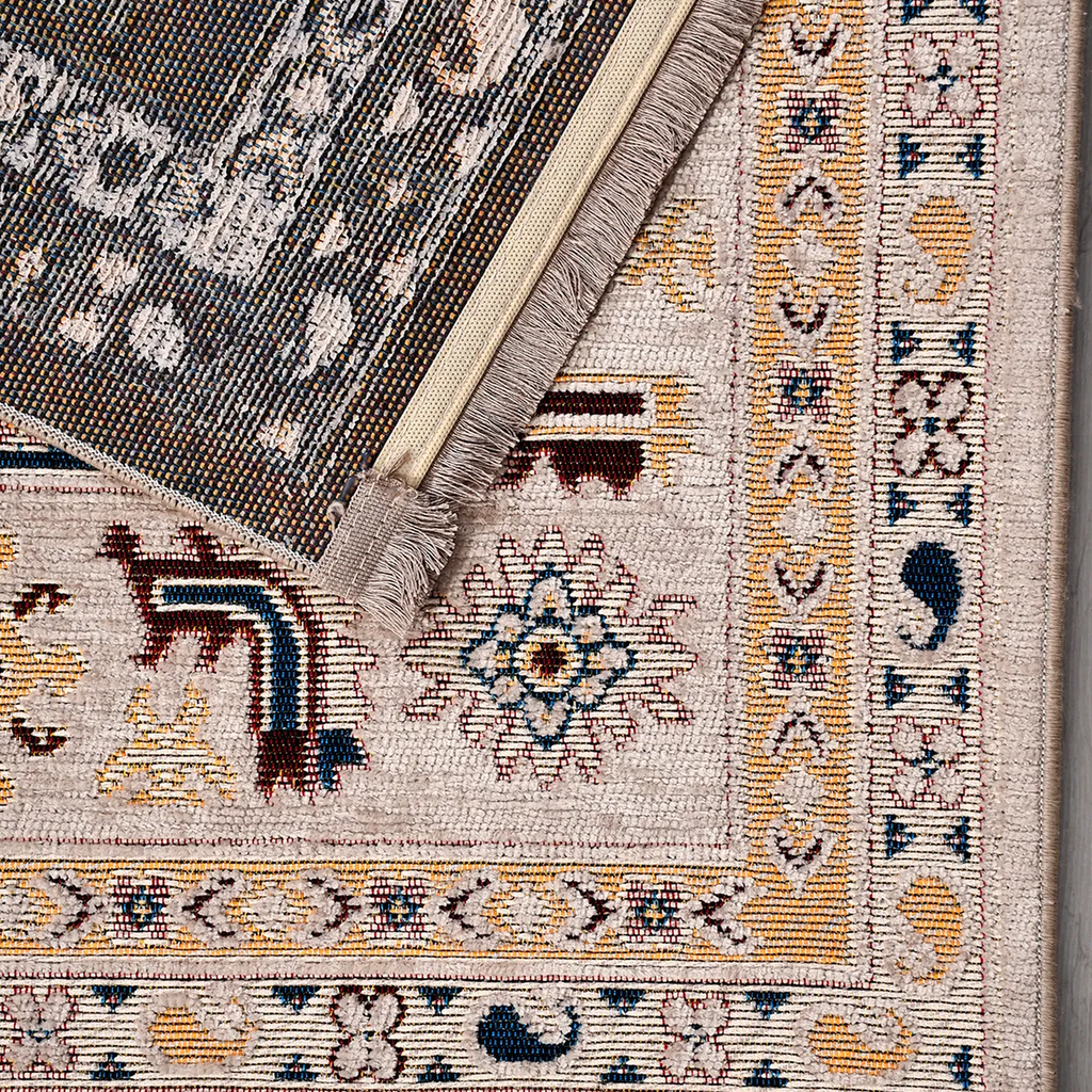SHARED | Equinox Persian Style Traditional Machine Woven Beige Burgun photo 5