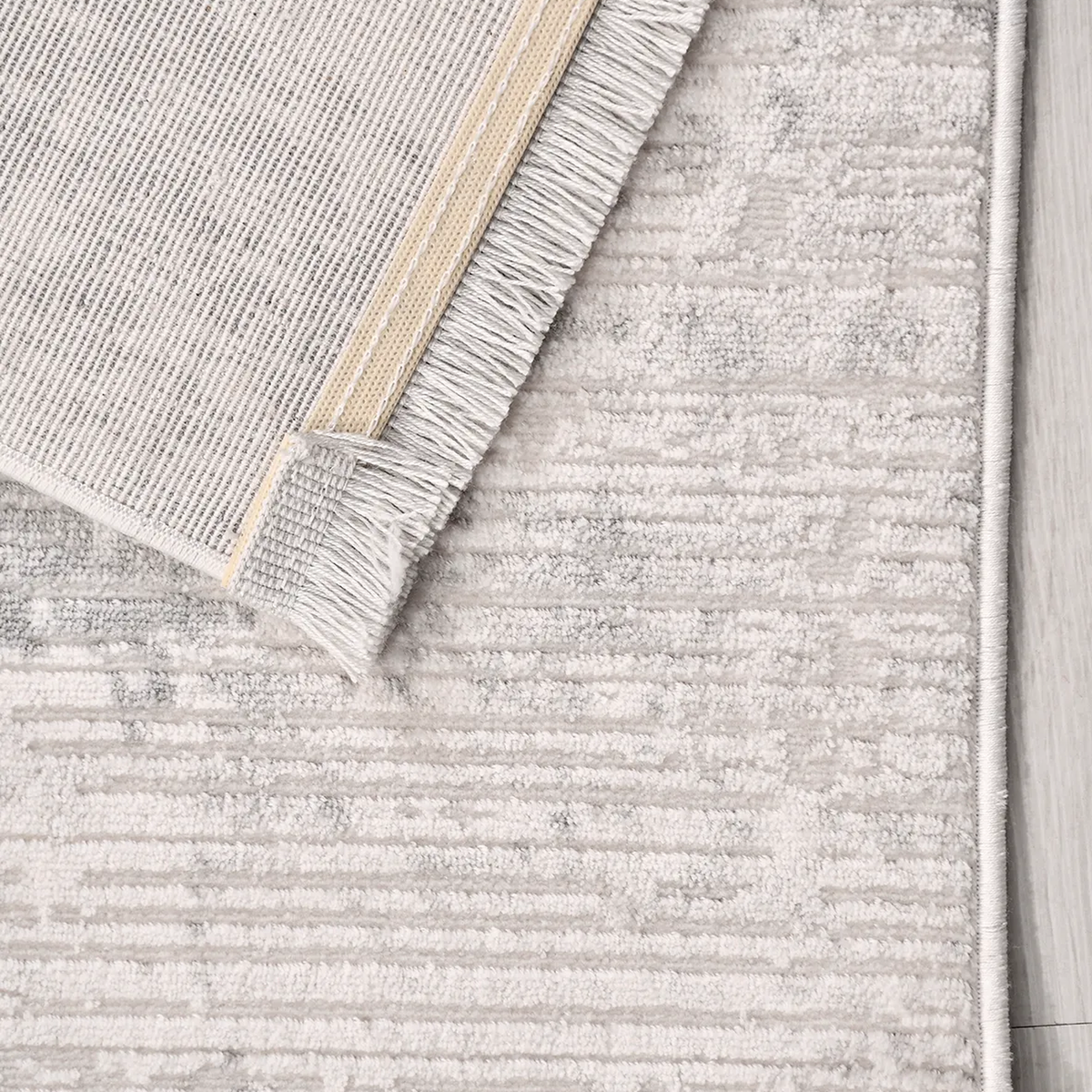 SHARED | Serpentine Grey Cream Abstract Watercolour Modern Machine Wo photo 5