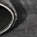 SHARED | Steeple Charcoal Grey Solid Modern Shaggy Machine Woven Livi photo 4