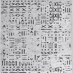 SHARED | Larch Moroccan Style Tribal Boho Light Grey Black Machine Wo photo 5