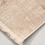 SHARED | Cellar Cream Beige Solid Textured Scandinavian Machine Woven photo 5