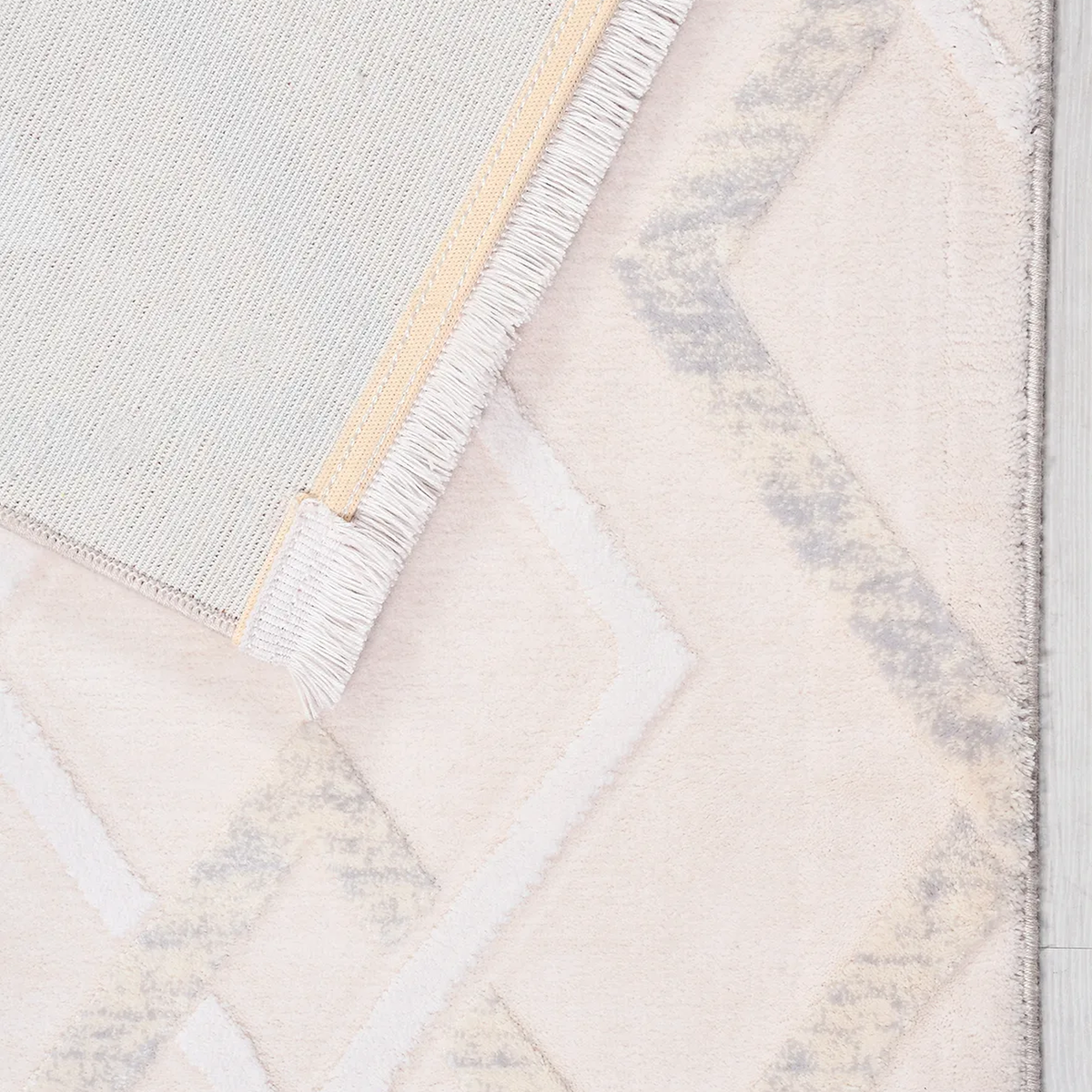 SHARED | Pinnacle Cream Lilac Geometric Modern Machine Woven Living R photo 5