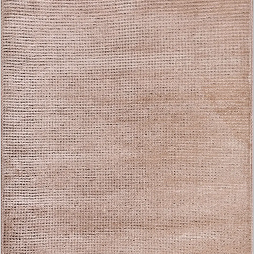 SHARED | Mallow Blush Pink Solid Modern Machine Woven Fringe Living R photo 5